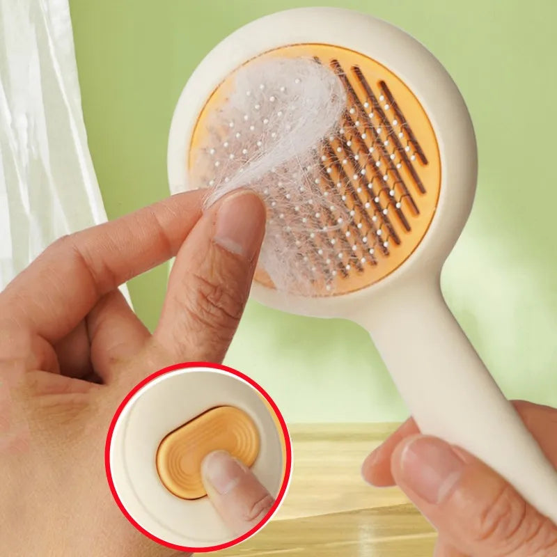 Brosse auto-nettoyante pour chat